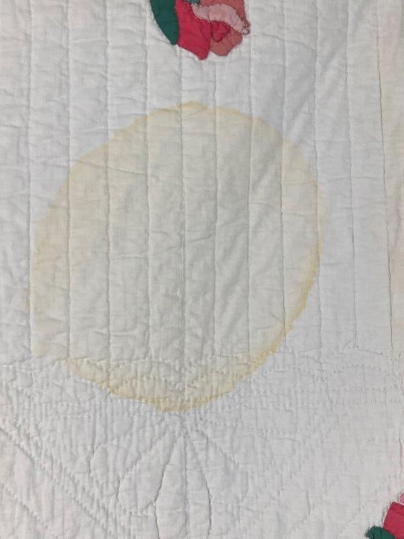 Rose Applique Quilt - 6