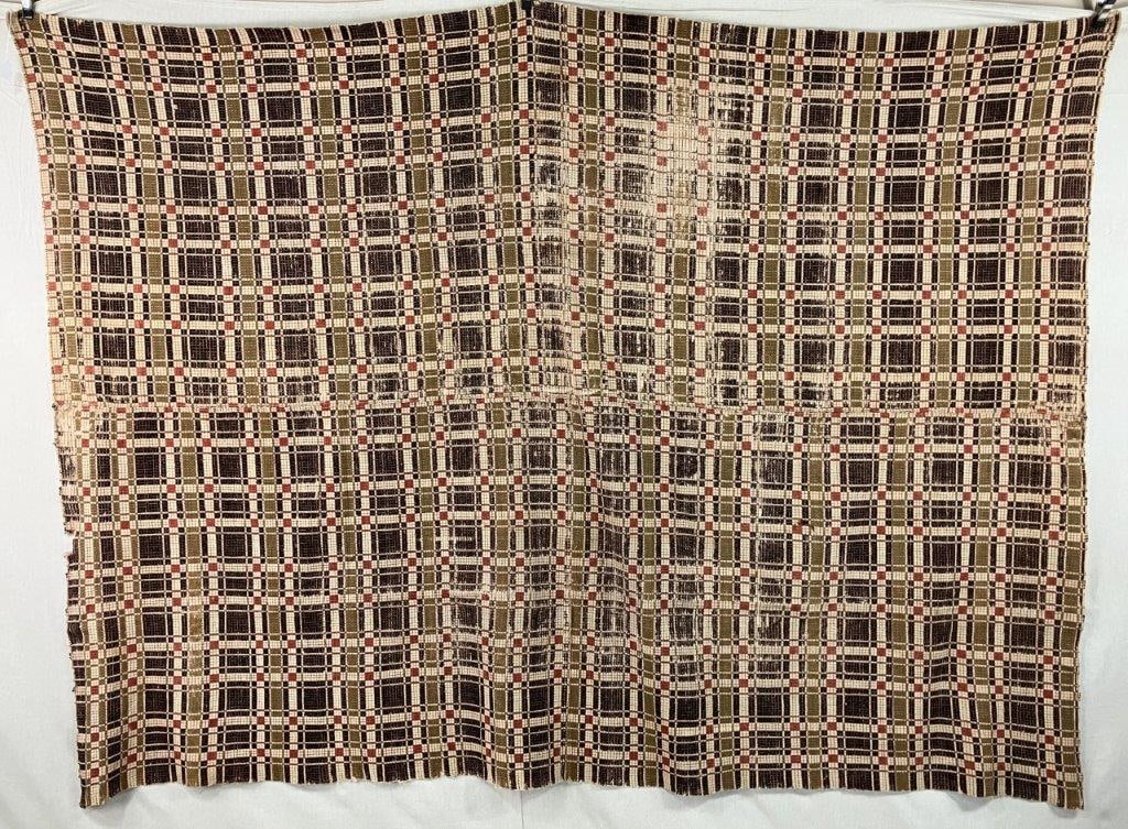 19th Century Overshot Coverlet - 7
