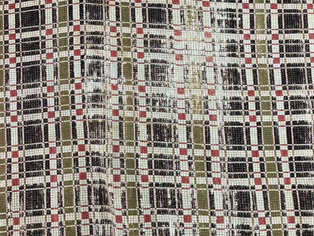 19th Century Overshot Coverlet - 8