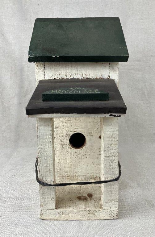 Painted Folk Art Birdhouse - 3