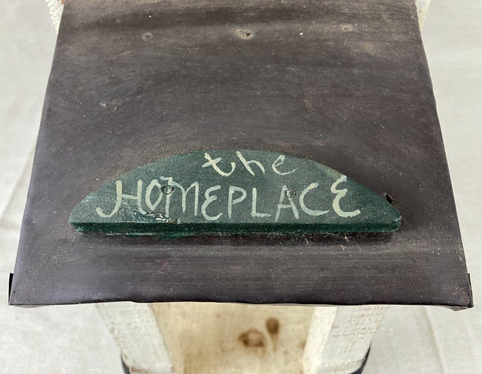 Painted Folk Art Birdhouse - 5