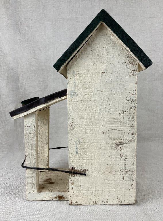 Painted Folk Art Birdhouse - 8