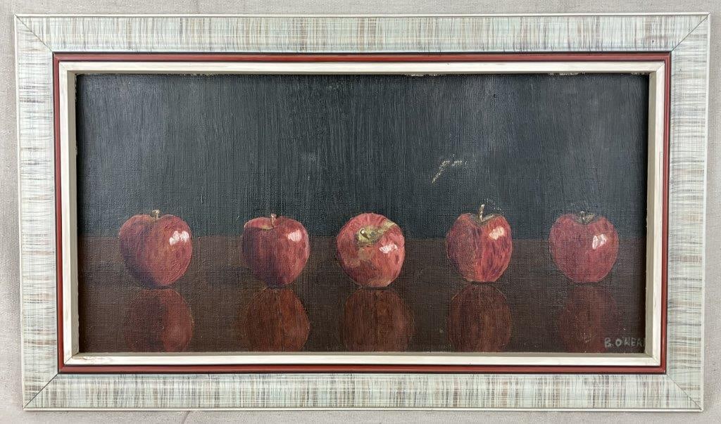 Apple Still Life Oil Painting (1 of 8)