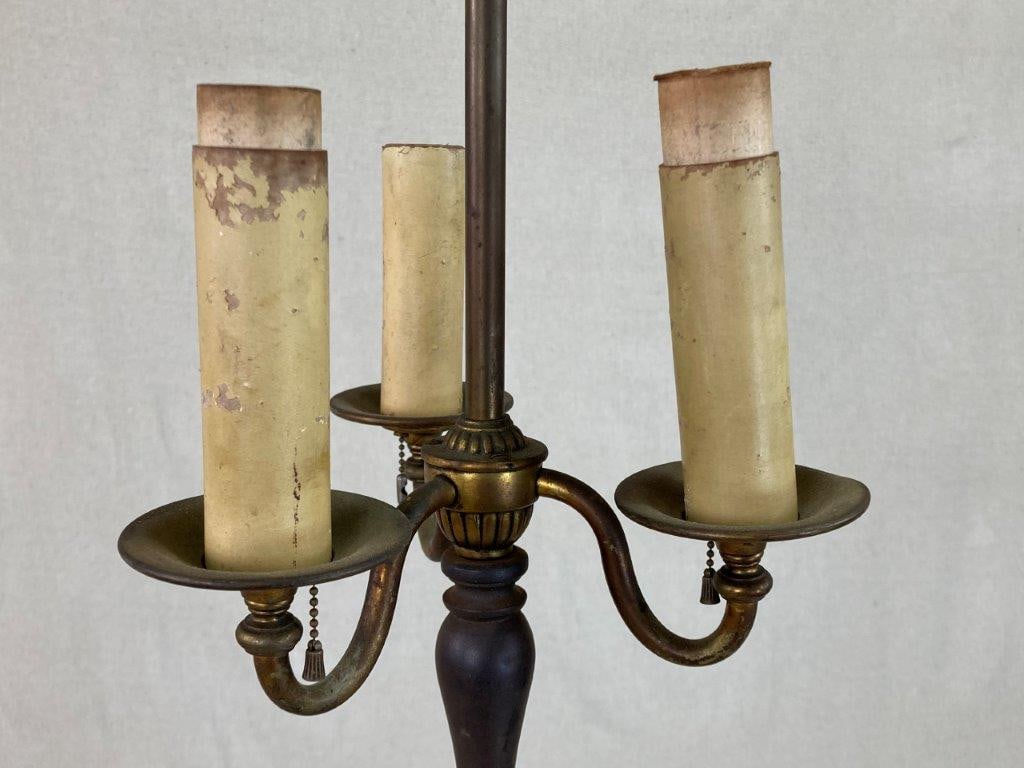 Brass and Cast Iron Floor Lamp - 2