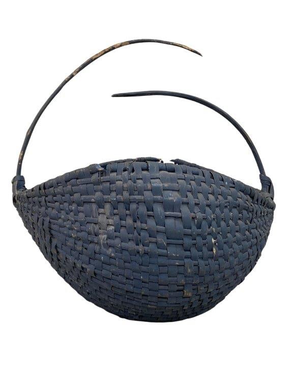 Blue Country Gathering Basket - 3