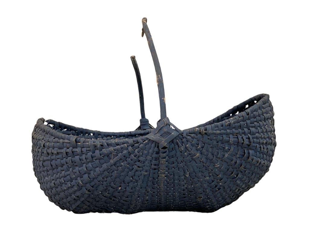 Blue Country Gathering Basket - 4