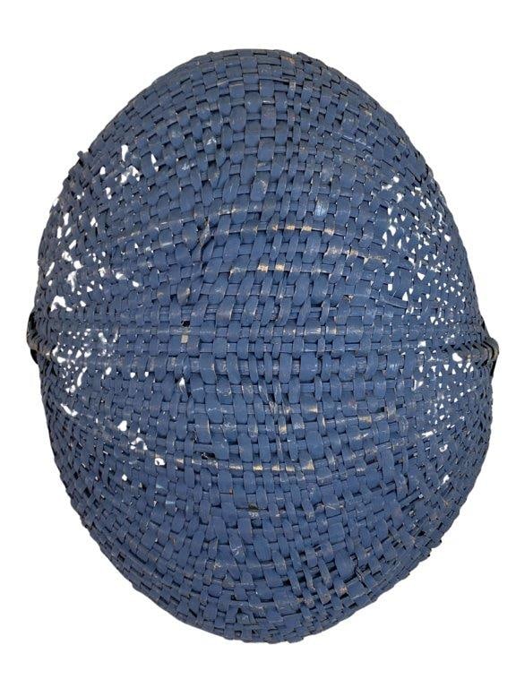 Blue Country Gathering Basket - 8