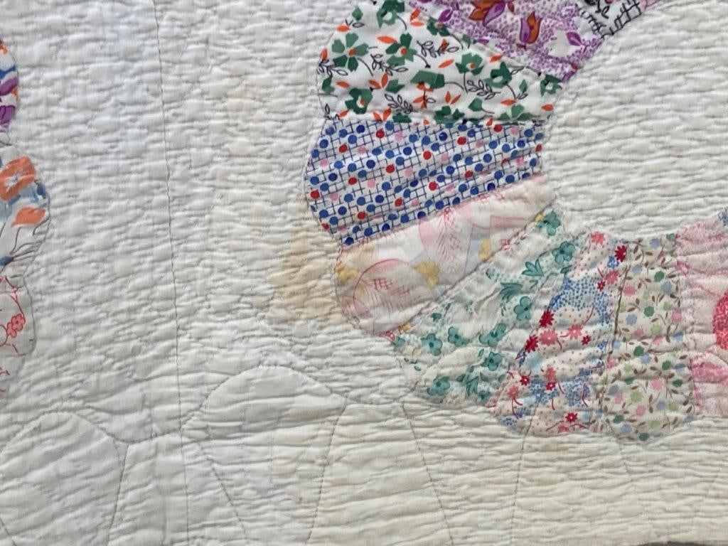 Dresden Plate Pattern Quilt - 5