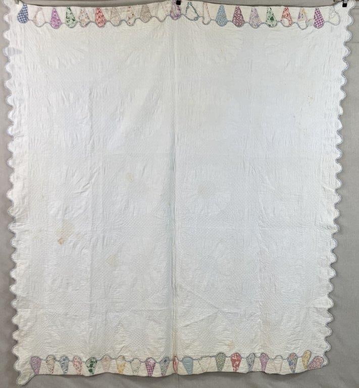 Dresden Plate Pattern Quilt - 7