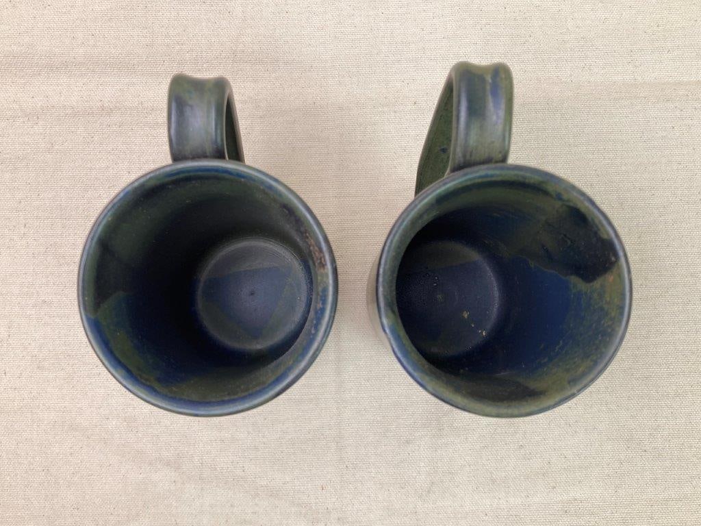 Nancy Patterson Lamb Blue Ridge Pottery Cups - 2