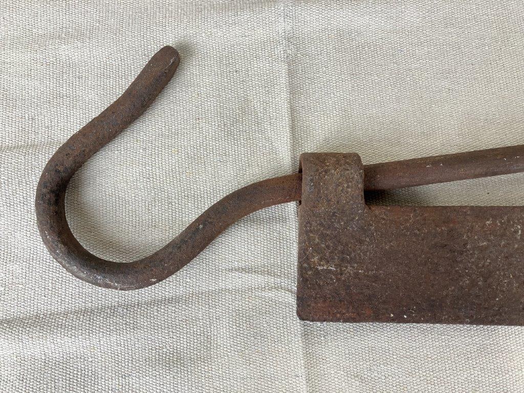 Wrought Iron Fireplace Trammel - 2