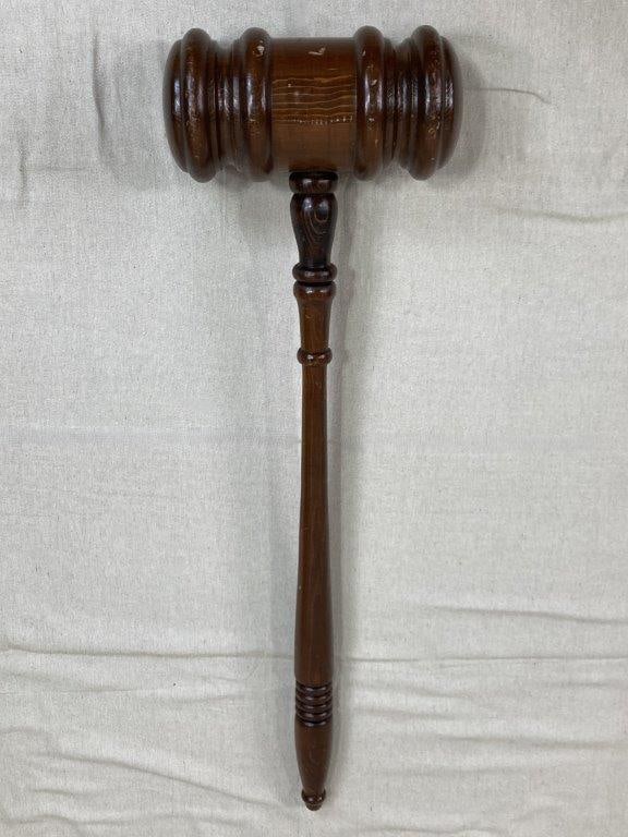 Large Wood Gavel - 5