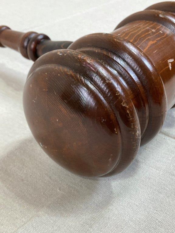 Large Wood Gavel - 7