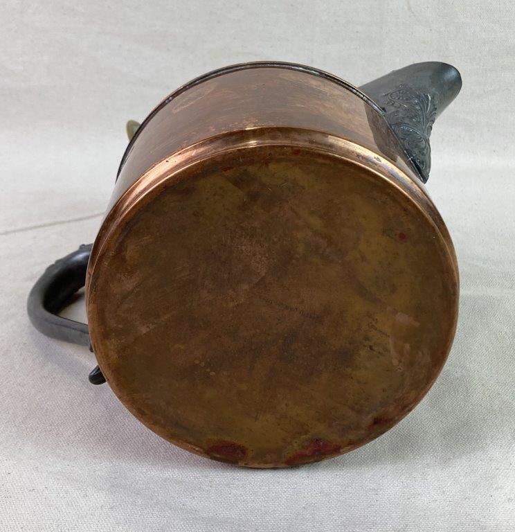 Manning Bowman & Co. Copper and Mixed Metal Teapot - 11