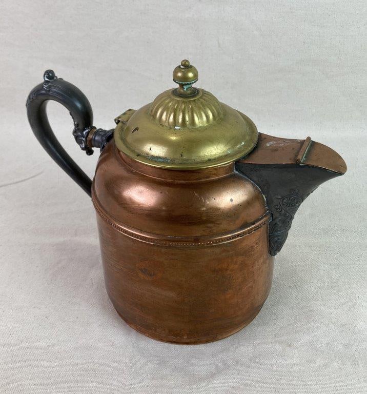 Manning Bowman & Co. Copper and Mixed Metal Teapot - 2