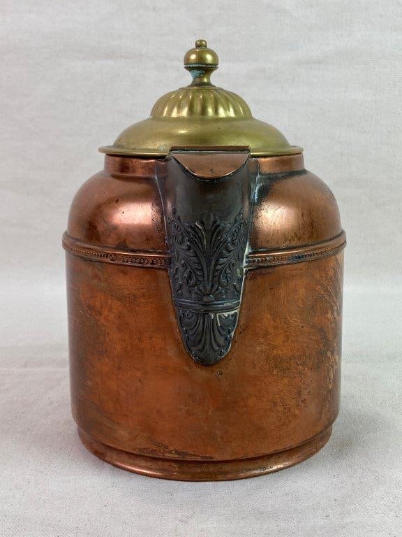 Manning Bowman & Co. Copper and Mixed Metal Teapot - 8