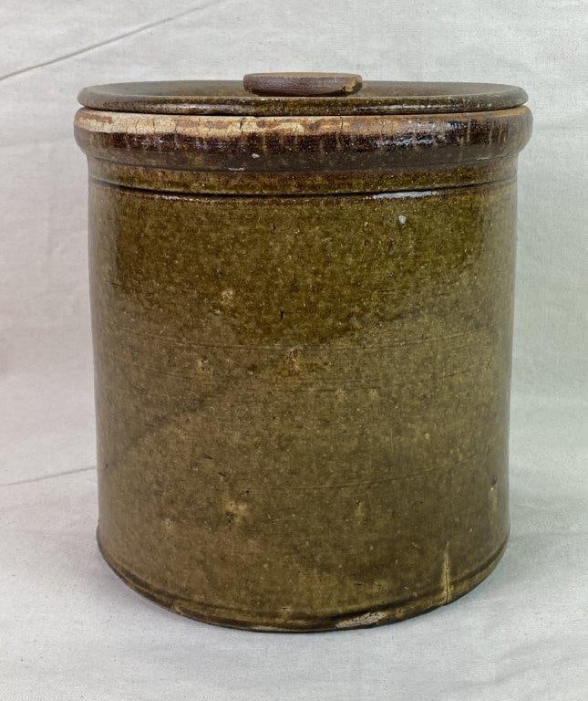 Southern Alkaline Glaze Stoneware Crock - 6