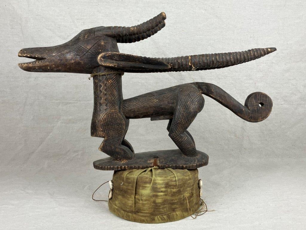Bamana Chi Wara Antelope Headdress - 2