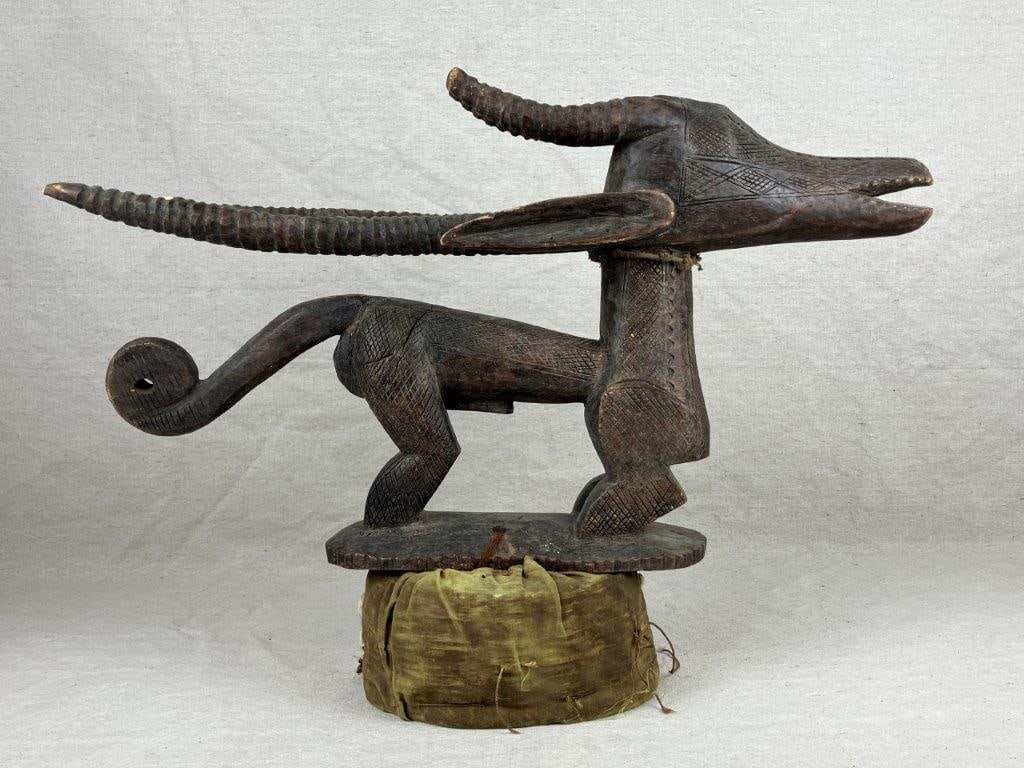 Bamana Chi Wara Antelope Headdress - 5