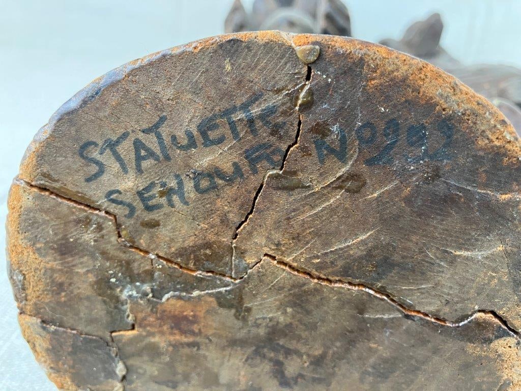 African Carved Wood Fertility Figures - 16