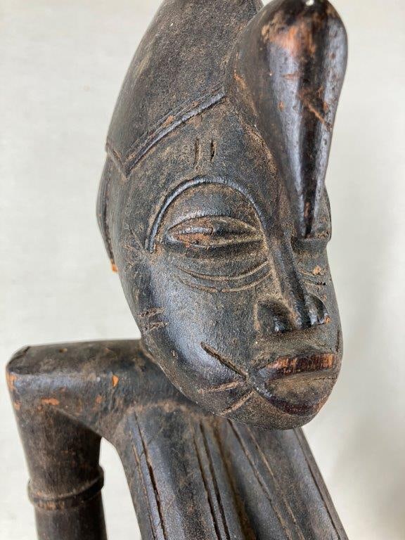 African Carved Wood Fertility Figures - 4