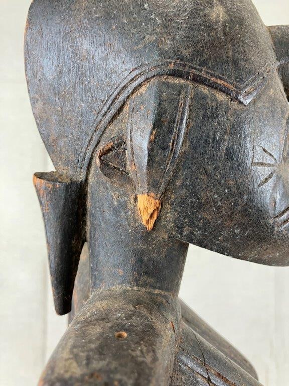 African Carved Wood Fertility Figures - 6