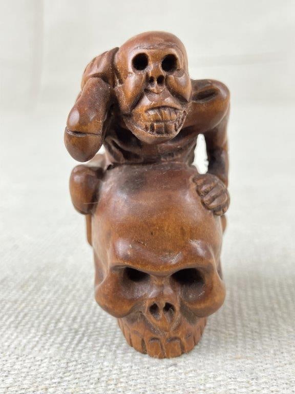 Folk Art Carved Figurines - 7