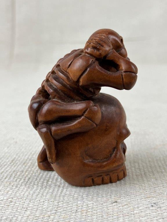 Folk Art Carved Figurines - 8