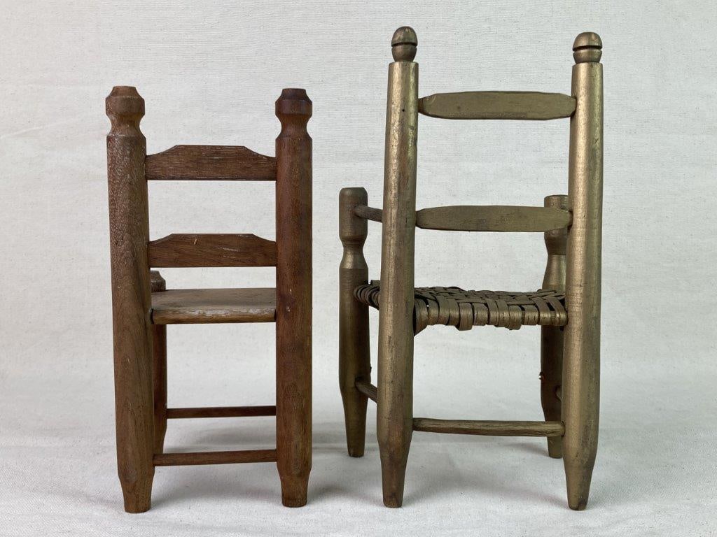 Five Miniature Country Chairs - 10