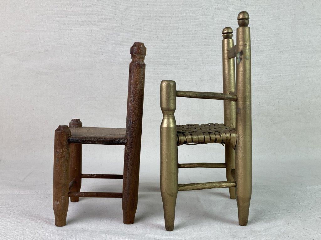 Five Miniature Country Chairs - 11