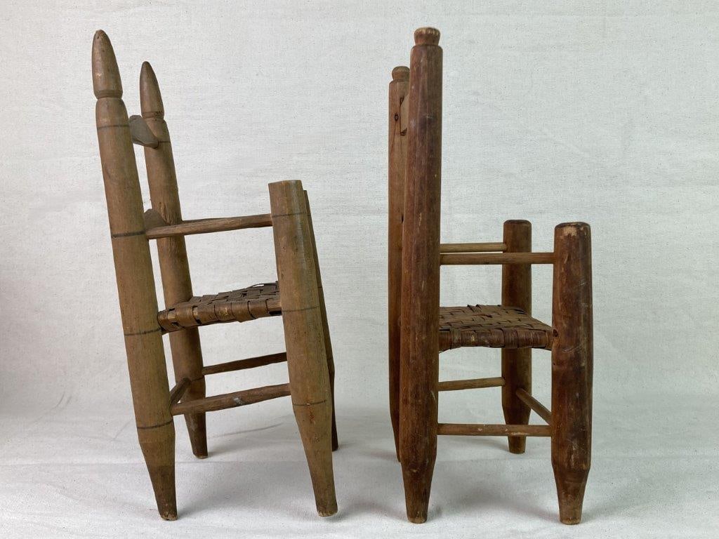 Five Miniature Country Chairs - 4