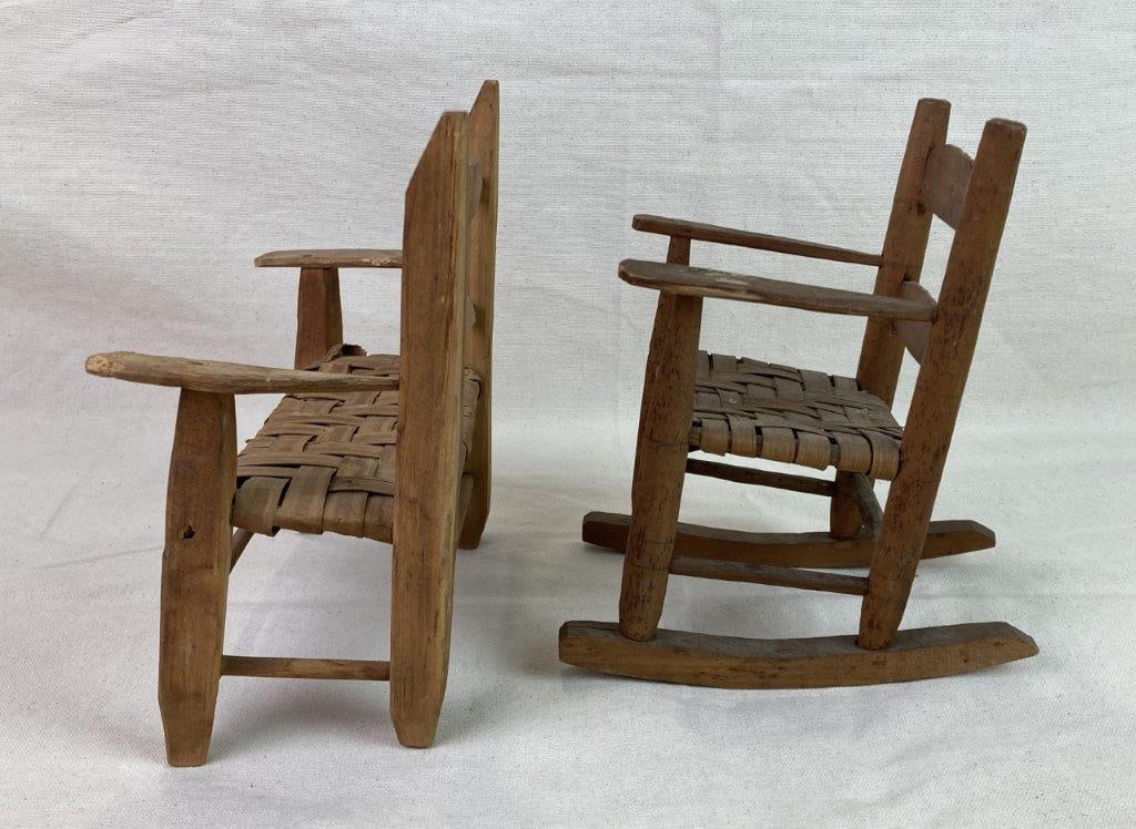 Three Small Country Chairs - 15