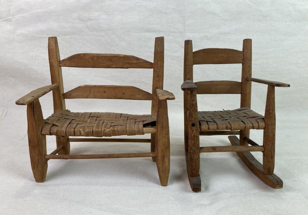 Three Small Country Chairs - 9