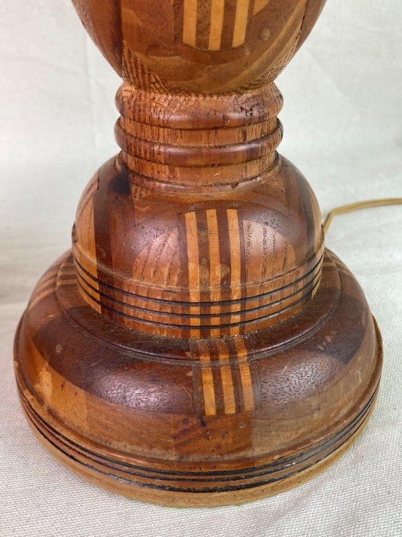 Mid-Century Modern Wood Table Lamp Bases - 2
