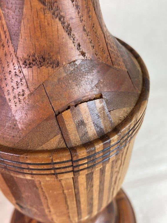 Mid-Century Modern Wood Table Lamp Bases - 7