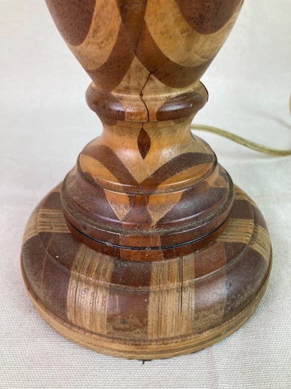 Mid-Century Modern Wood Table Lamp Bases - 2