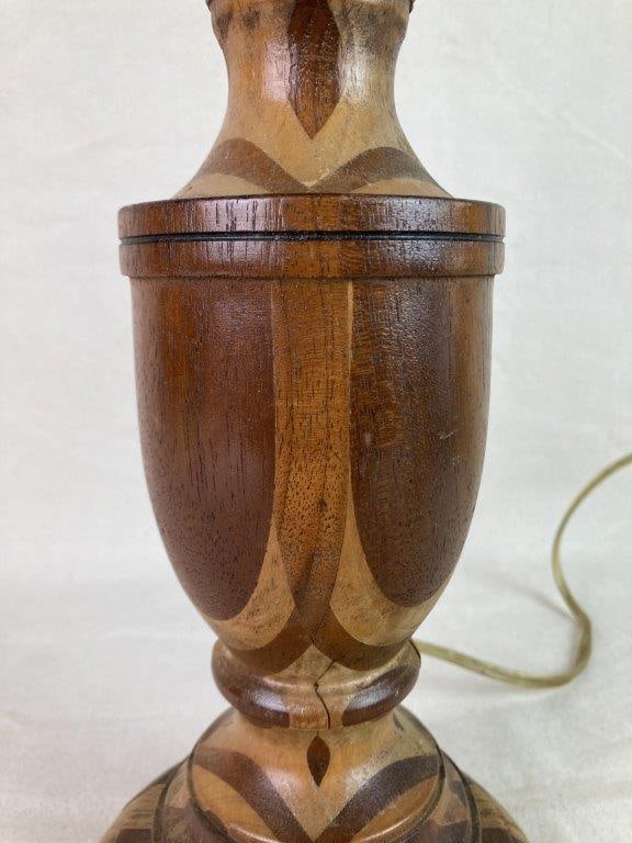 Mid-Century Modern Wood Table Lamp Bases - 3