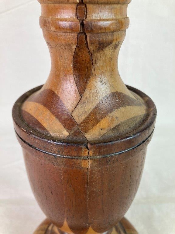 Mid-Century Modern Wood Table Lamp Bases - 7