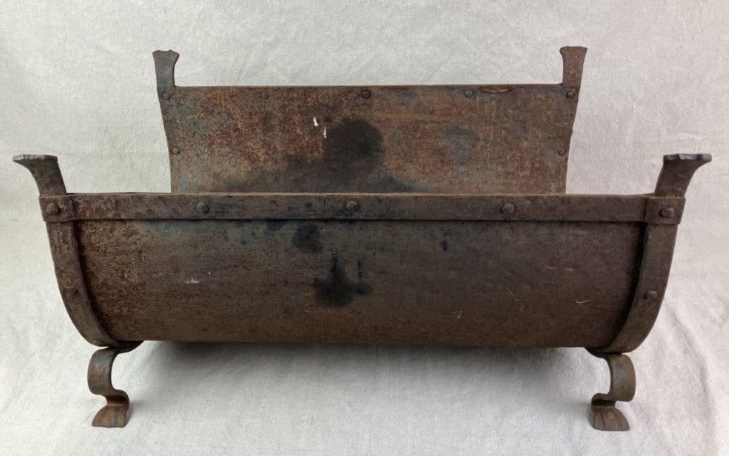 Wrought Iron Fireplace Log Holder - 3