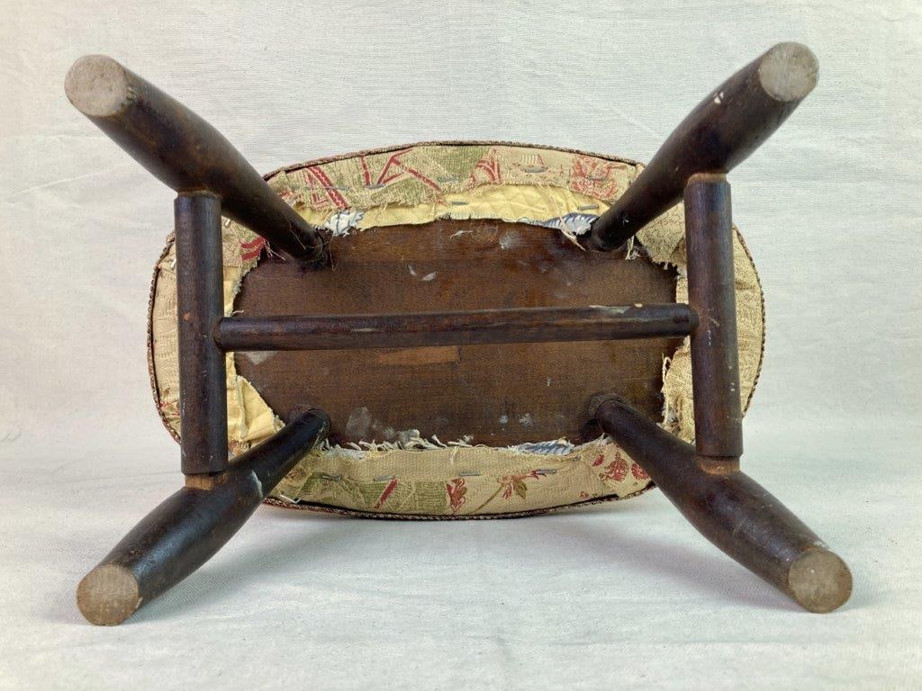 Two Vintage Victorian Style Footstools - 10