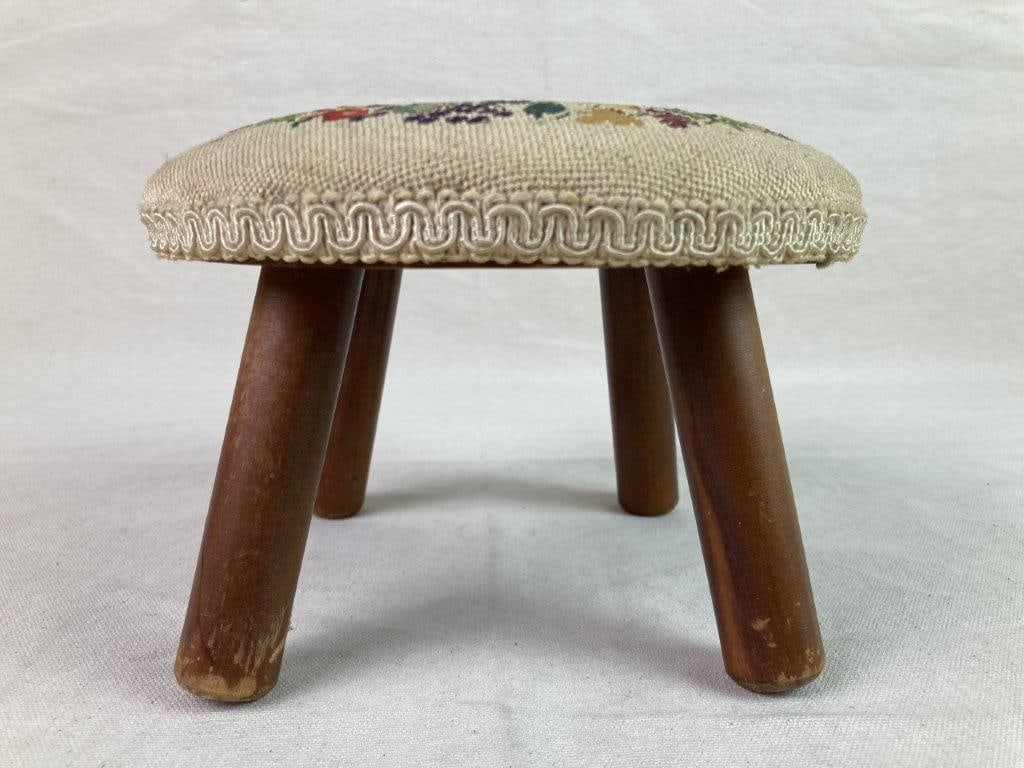 Two Vintage Victorian Style Footstools - 15