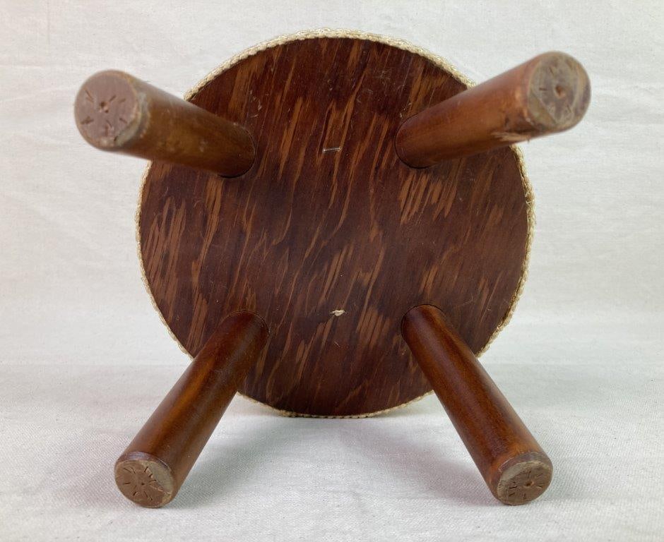 Two Vintage Victorian Style Footstools - 17