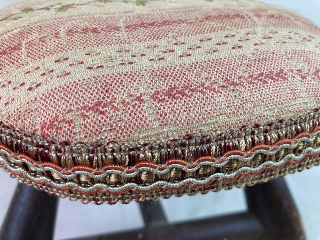 Two Vintage Victorian Style Footstools - 5