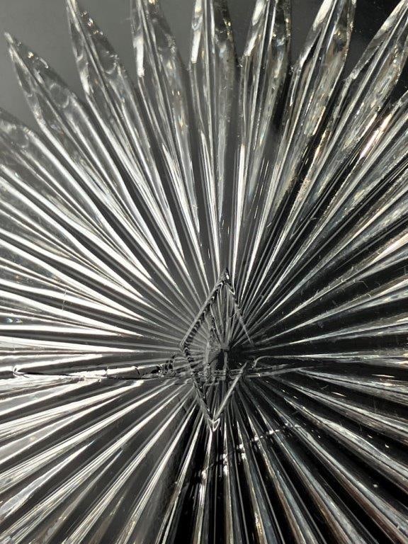 Six Heisey GIlt Edge Glass Bread and Butter Plates - 5