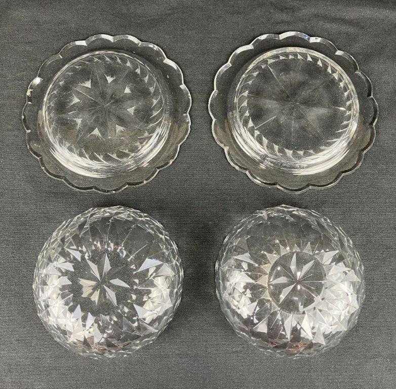 Pair of Crystal Candy Dishes - 8