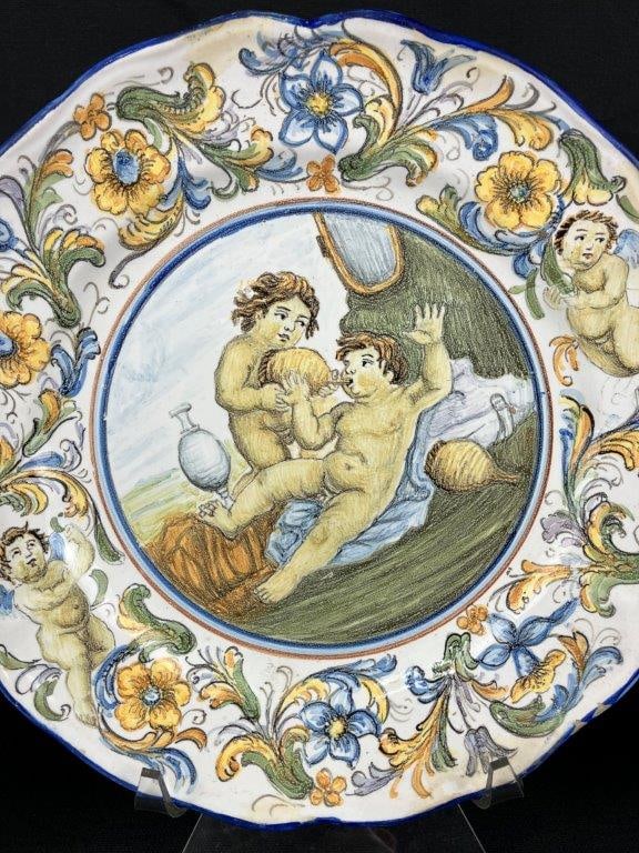 Three Majolica Plates - 2