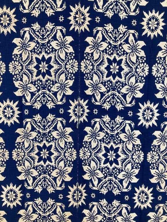 Melisa C. Upper American Woven Coverlet, 1839 - 9