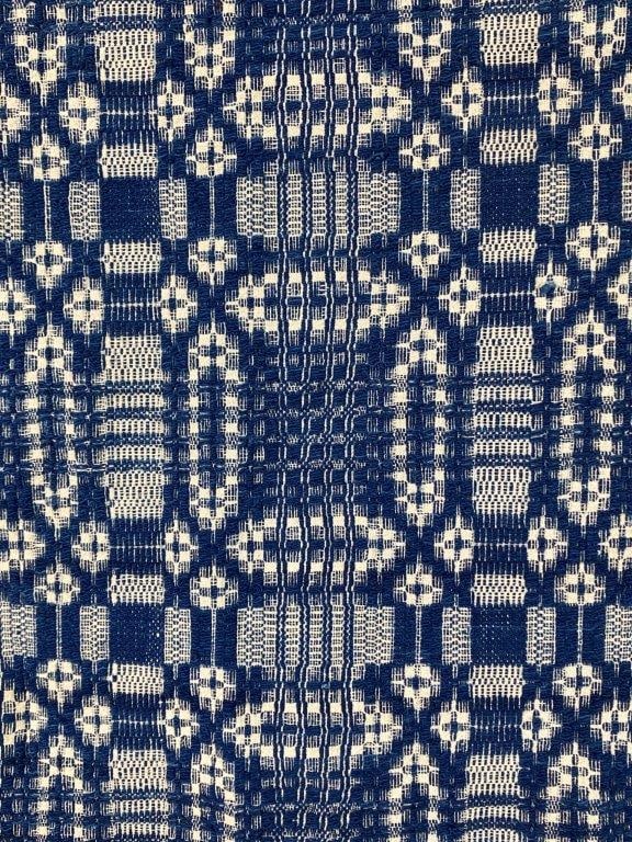 Jacquard Woven Coverlet - 2