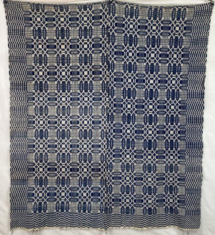 Jacquard Woven Coverlet - 8