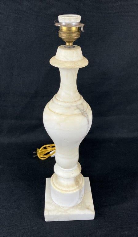 Carrara Marble Lamp - 2